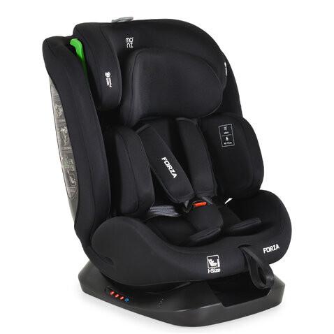 FORZA Prémium autós ülés isofix nélkül 40-150cm FEKETE