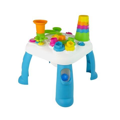 Műanyag tanuló activity asztal játékokkal, színes