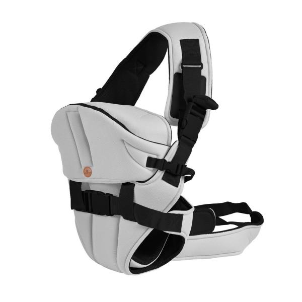 Cangaroo Carry Go hordozó 4 pozíciós kapucnival, világosszürke