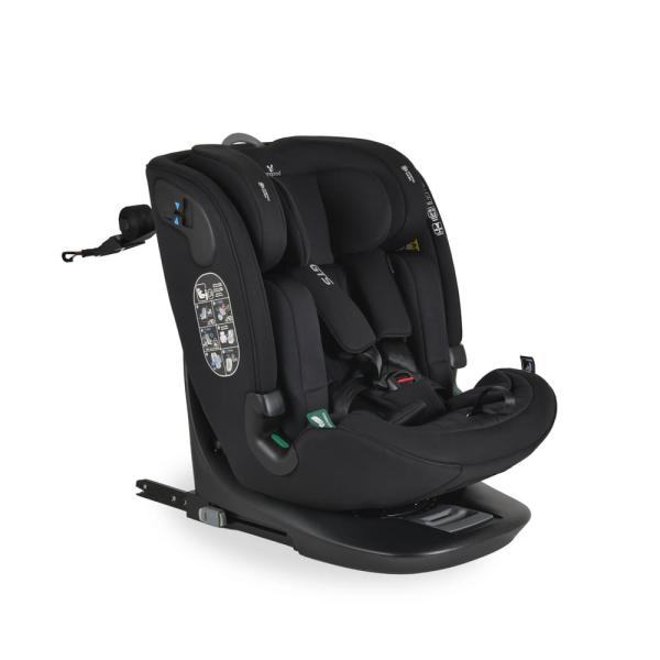 GTS prémium autós ülés 40-150cm SPS, 360fokban forgatható FEKETE