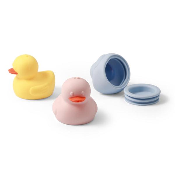 BabyOno Szilikon fürdőjáték - 3 db kacsa