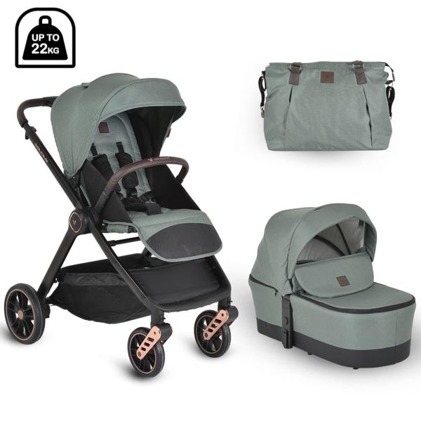 Cangaroo Macan 2in1 babakocsi, zöld