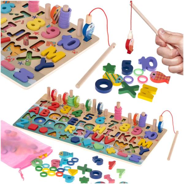 5 az 1-ben fa fejlesztő játék