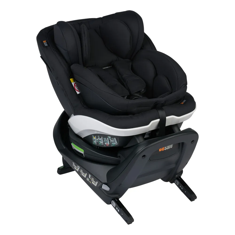 BeSafe gyerekülés iZi Turn B i-Size ISOfix 40-105 cm Fresh Black Cab