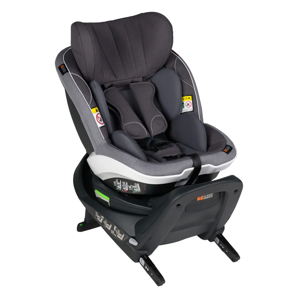BeSafe gyerekülés iZi Turn i-Size ISOfix 61-105 cm Metallic Mélange