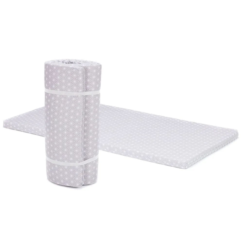 Fillikid utazóágy matrac - szürke geometriai