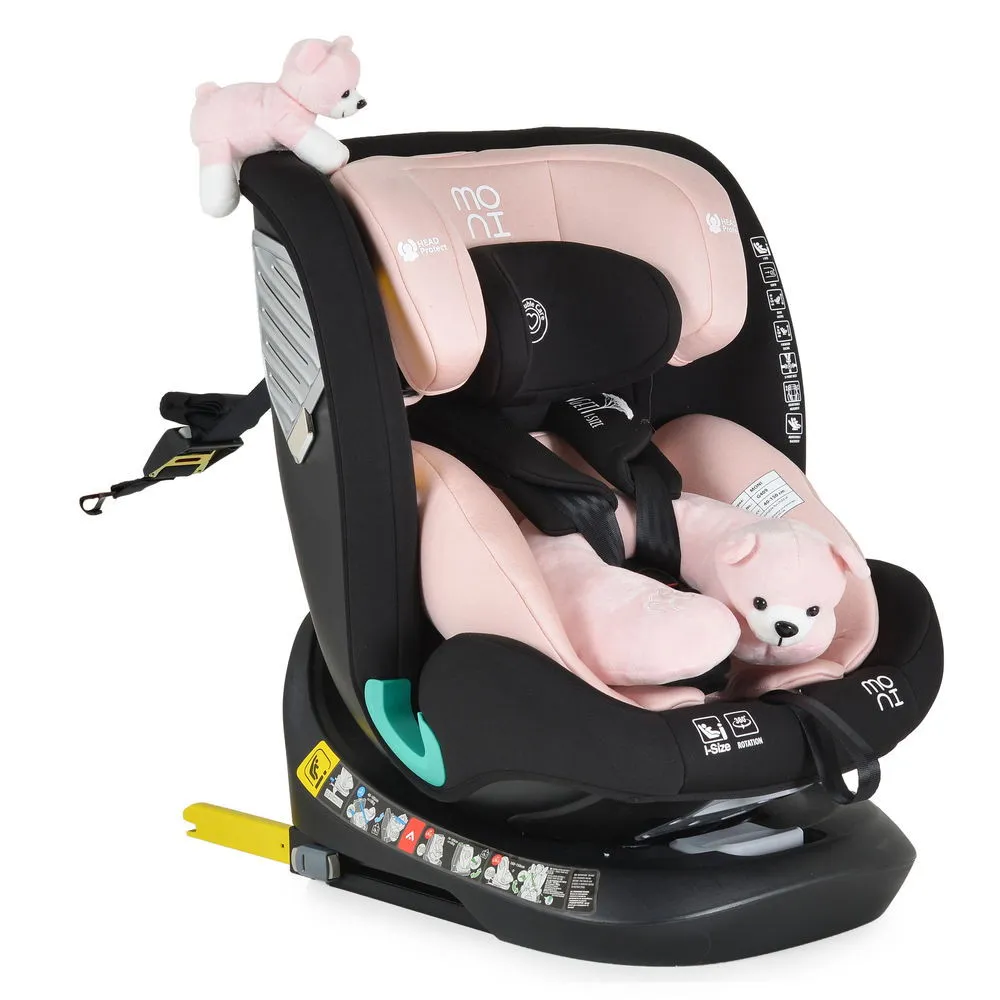 SERENGETI I-SIZE autós ülés 40-150cm 360fokban forgatható PINK